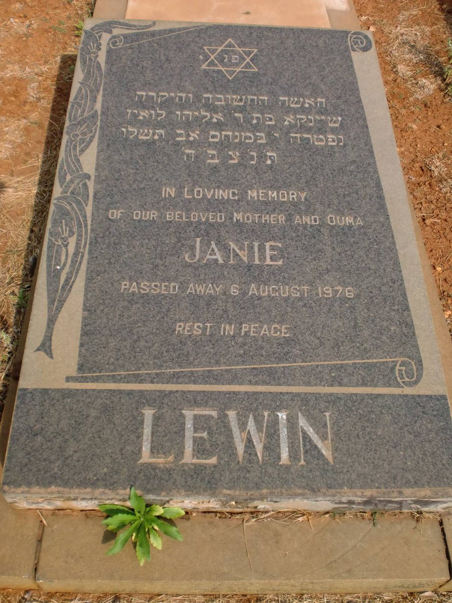 LEWIN Janie -1976