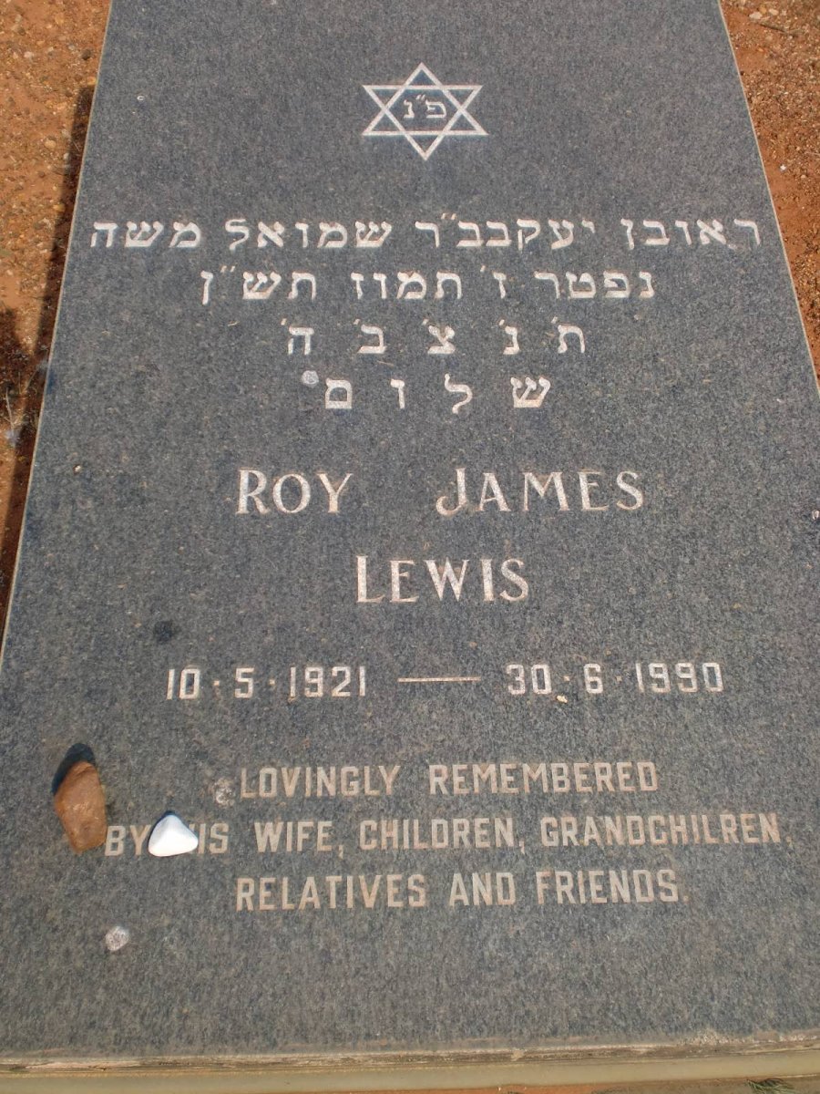 LEWIS Roy James 1921-1990