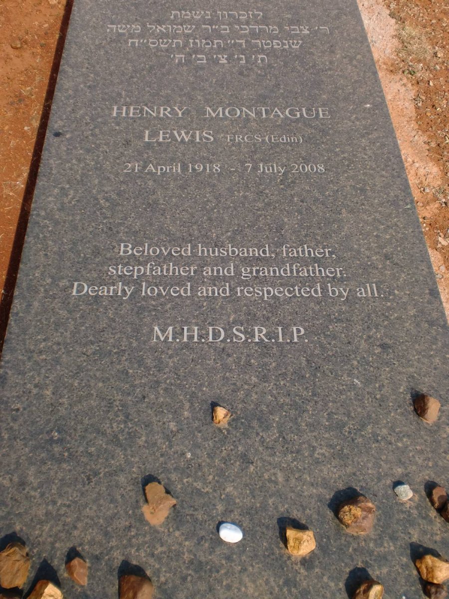 LEWIS Henry Montague 1918-2008