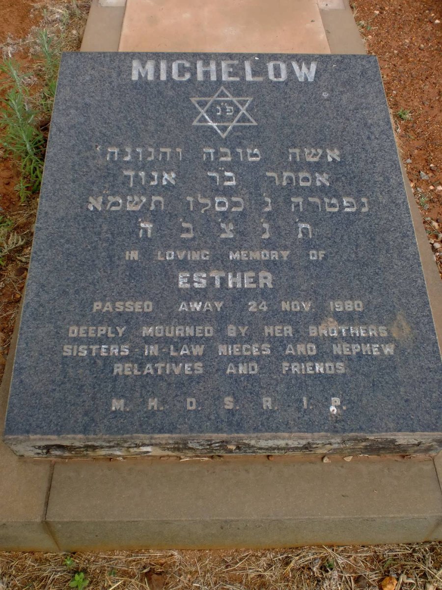 MICHELOW Esther -1980