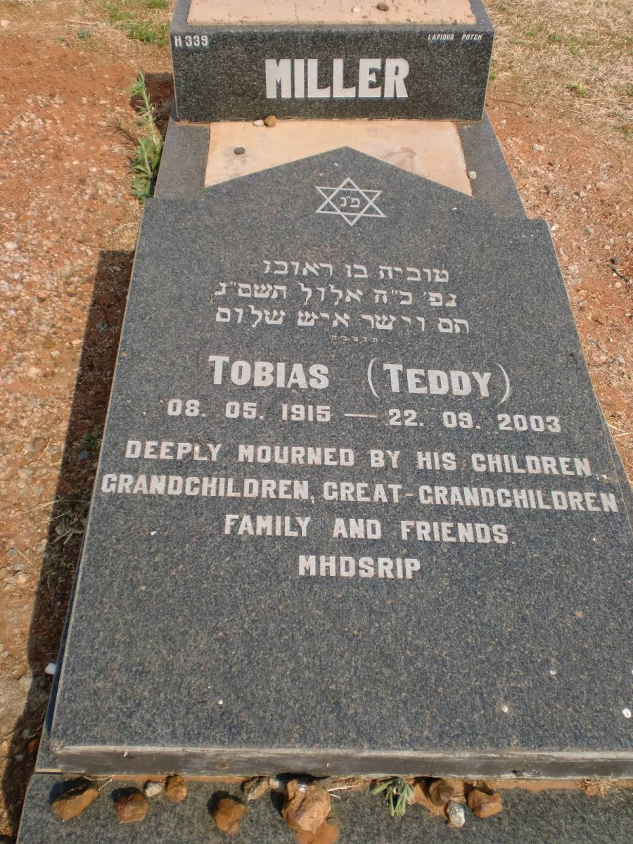 MILLER Tobias 1915-2003