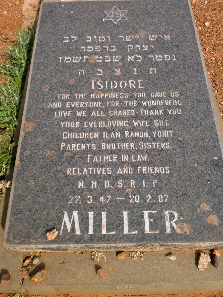 MILLER Isidore 1947-1987