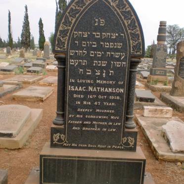 NATHANSON Isaac -1918