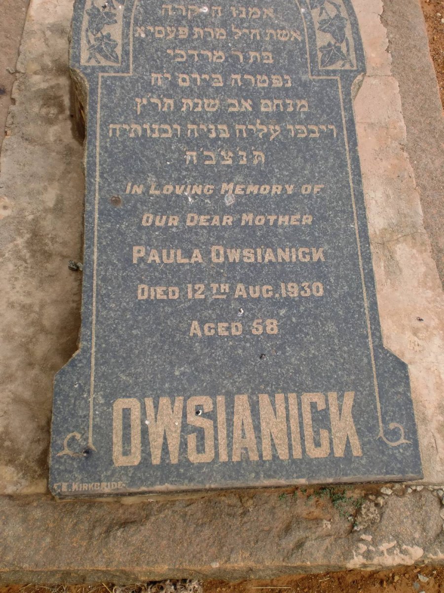 OWSIANICK Paula -1930