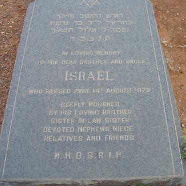 ORELOWITZ Israel -1972