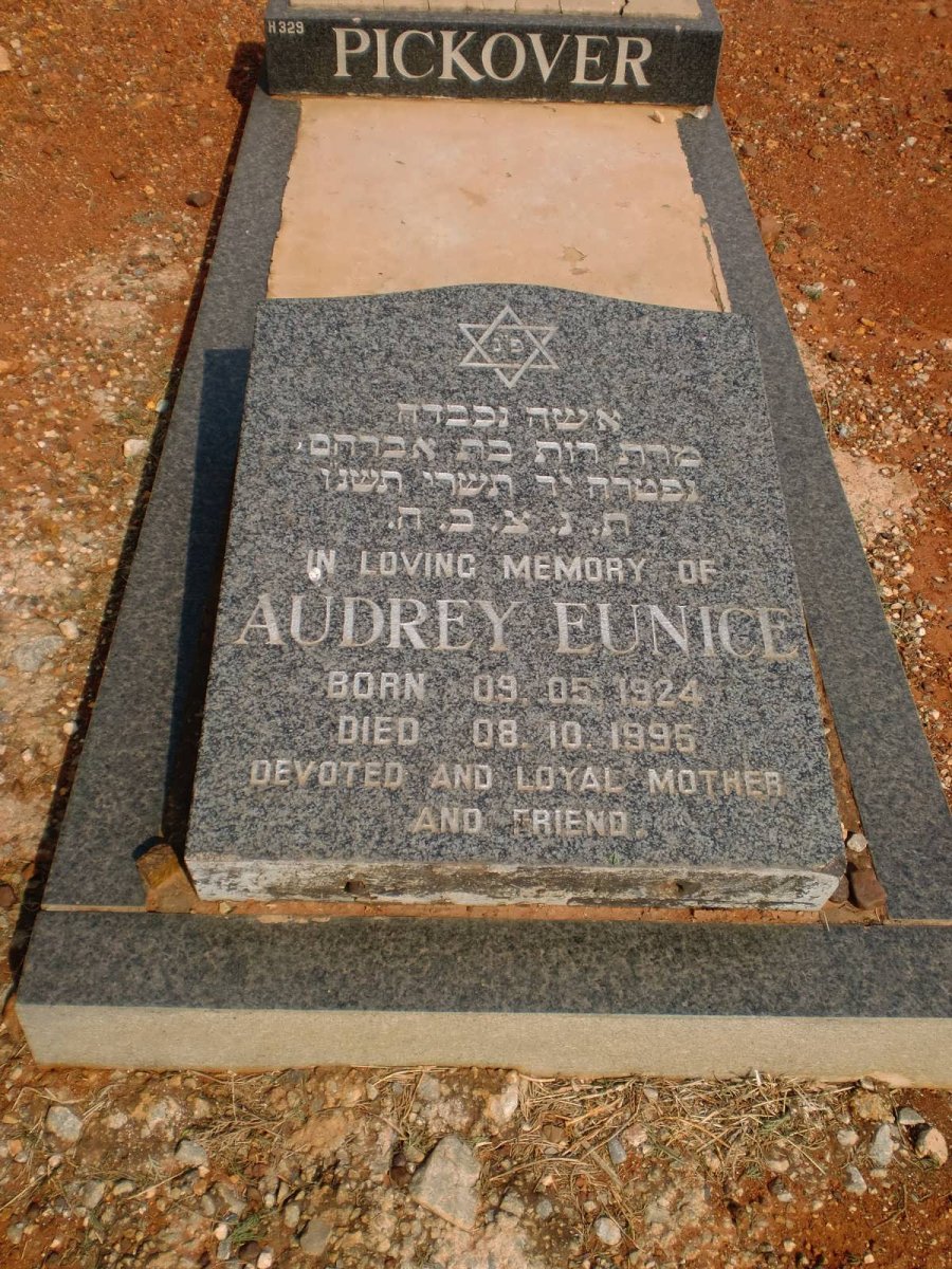 PICKOVER Audrey Eunice 1924-1995