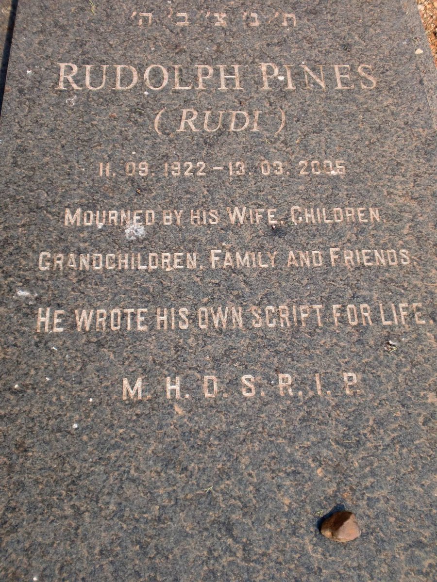 PINES Rudolph 1922-2005