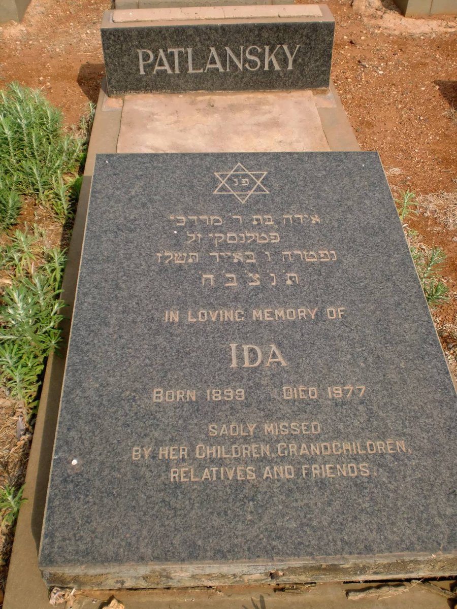 PATLANSKY Ida 1899-1977