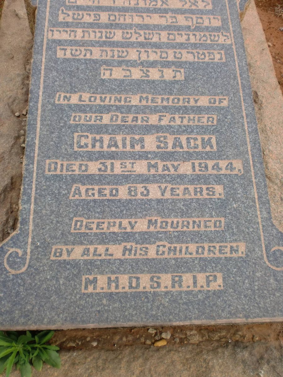 SACK Chaim -1944