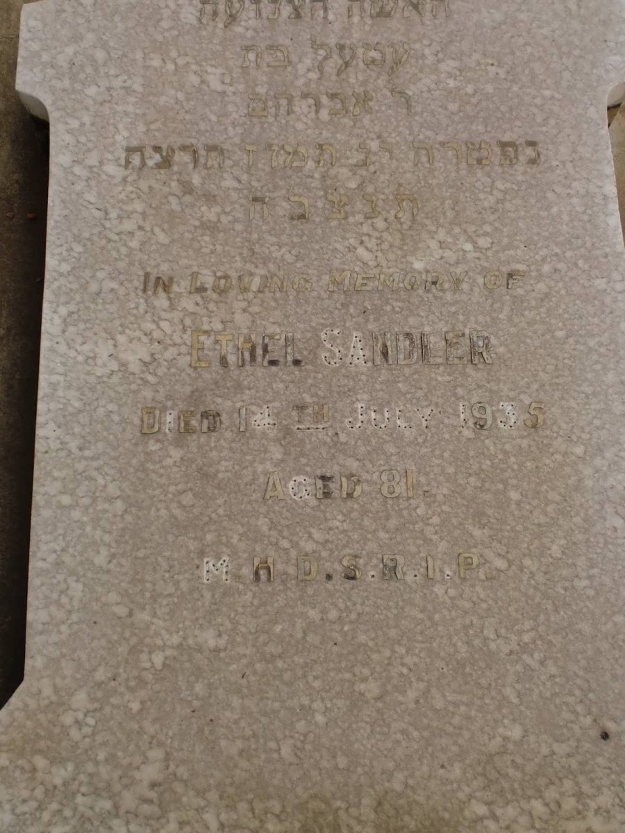 SANDLER Ethel -1935