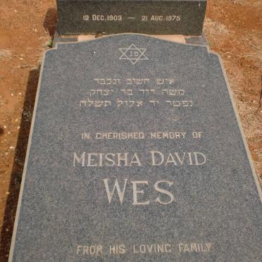 WES Meisha David 1903-1975