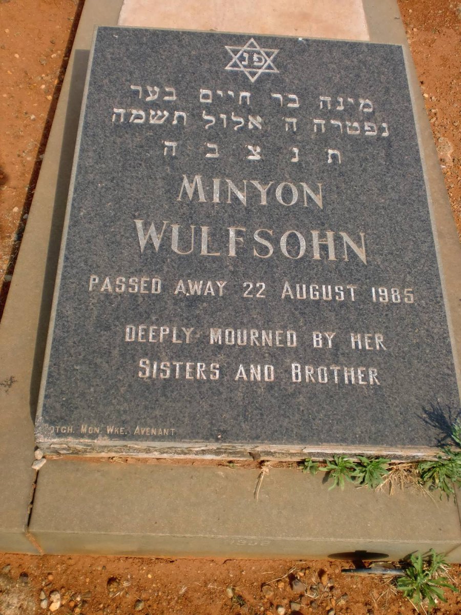 WULFSOHN Minyon -1985