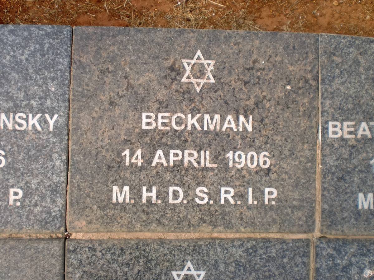BECKMAN -1906