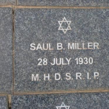 MILLER Saul Benjamin -1930
