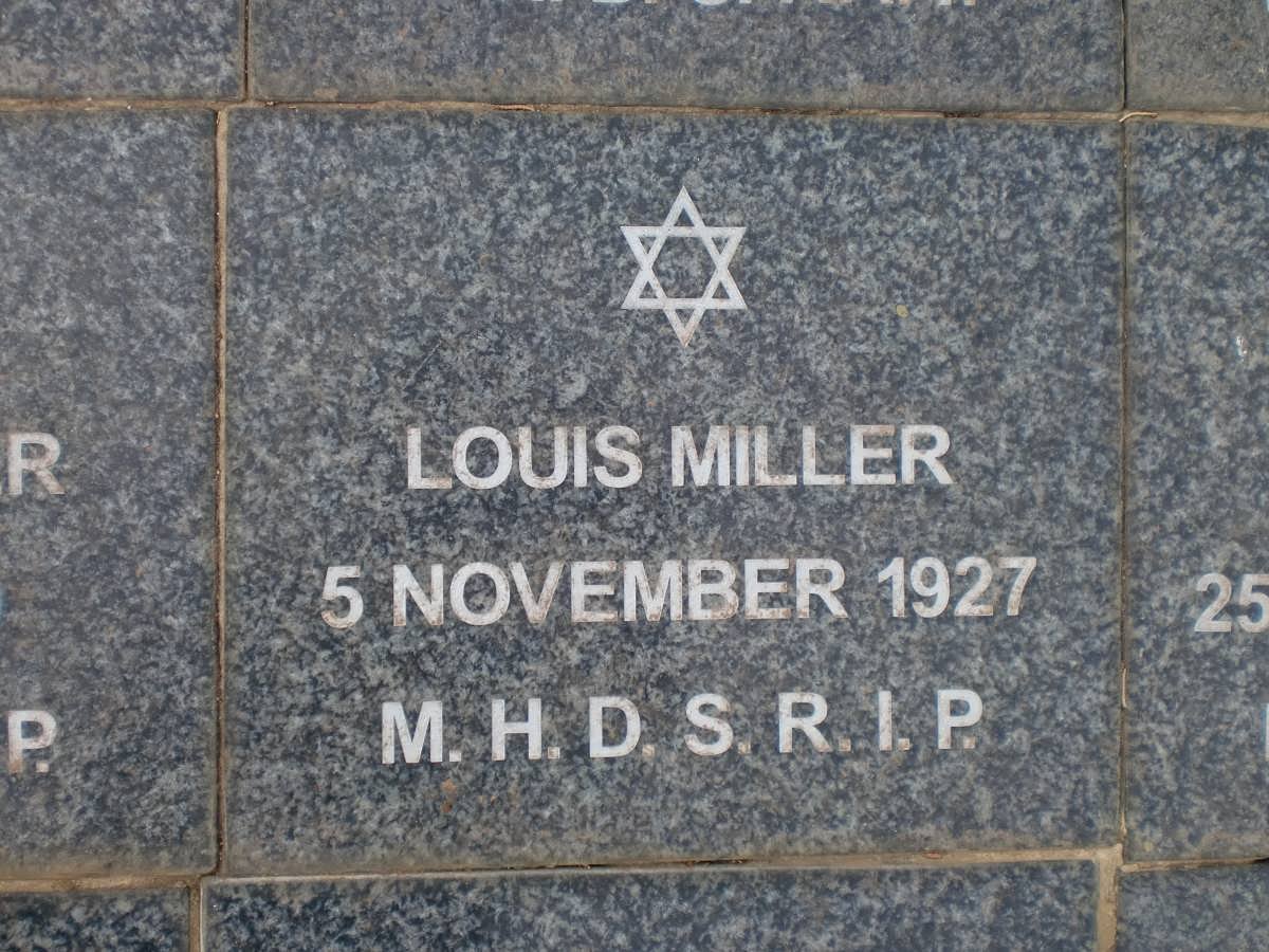 MILLER Louis -1927