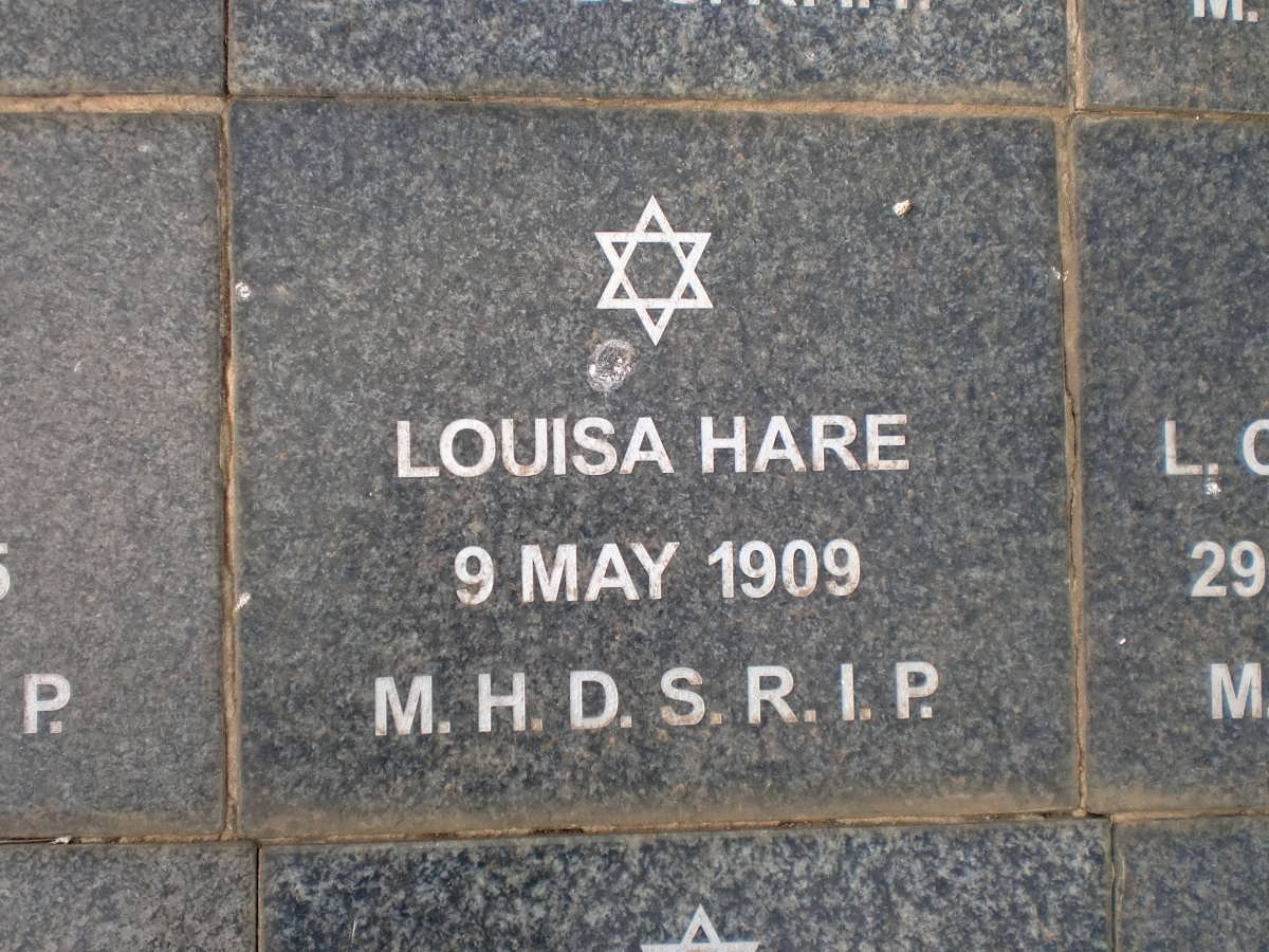 HARE Louisa -1909