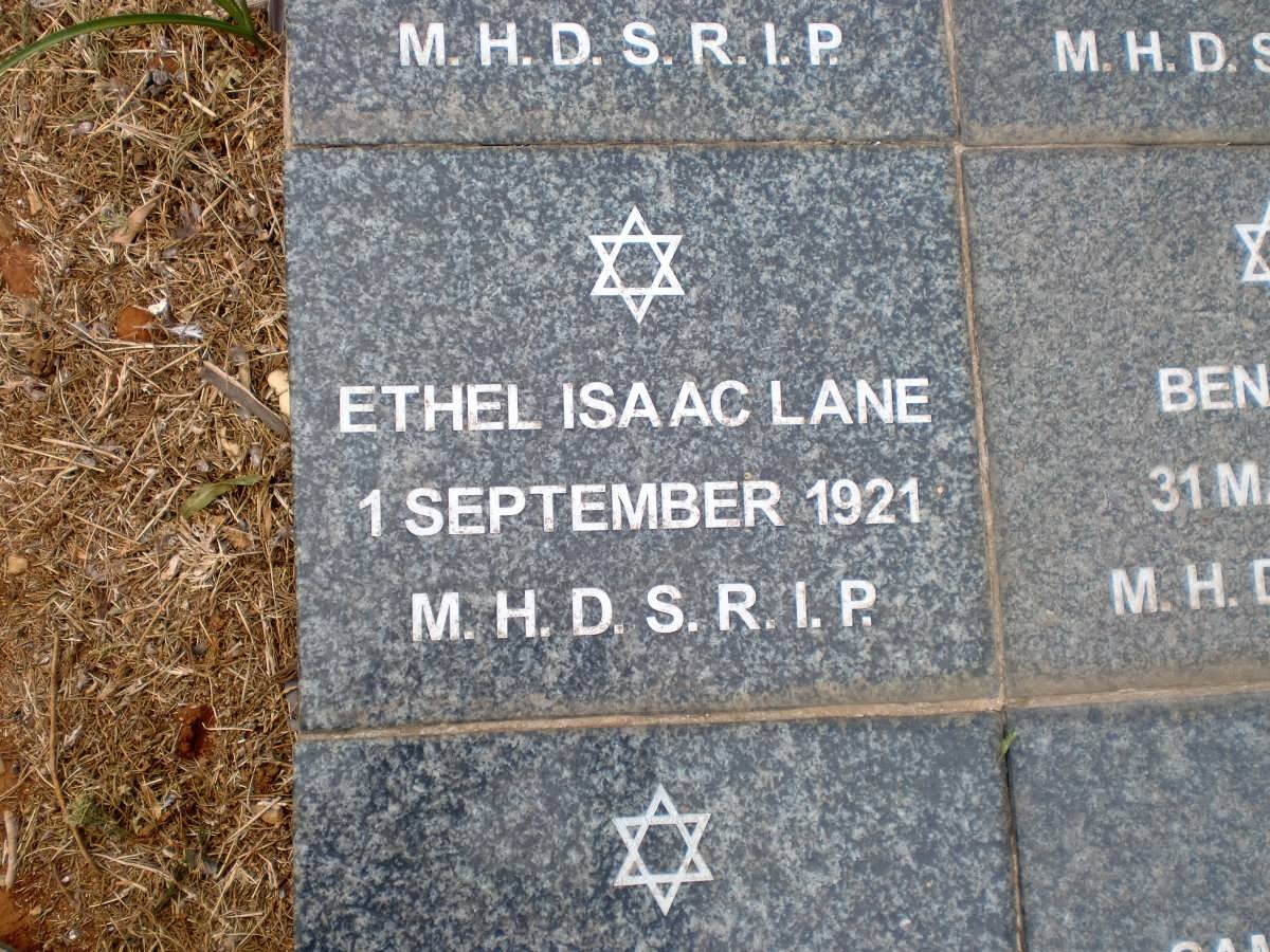 LANE Ethel Isaac -1921