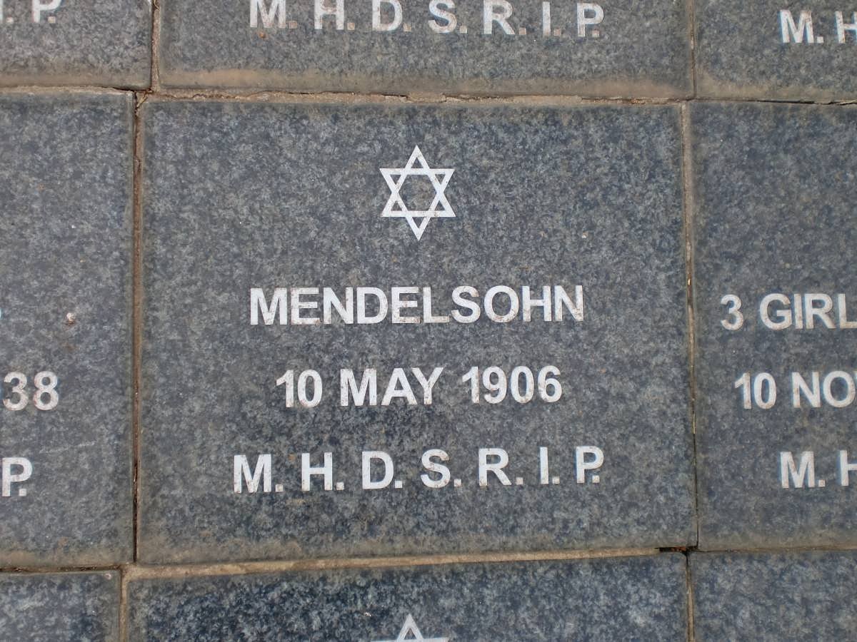 MENDELSOHN -1906
