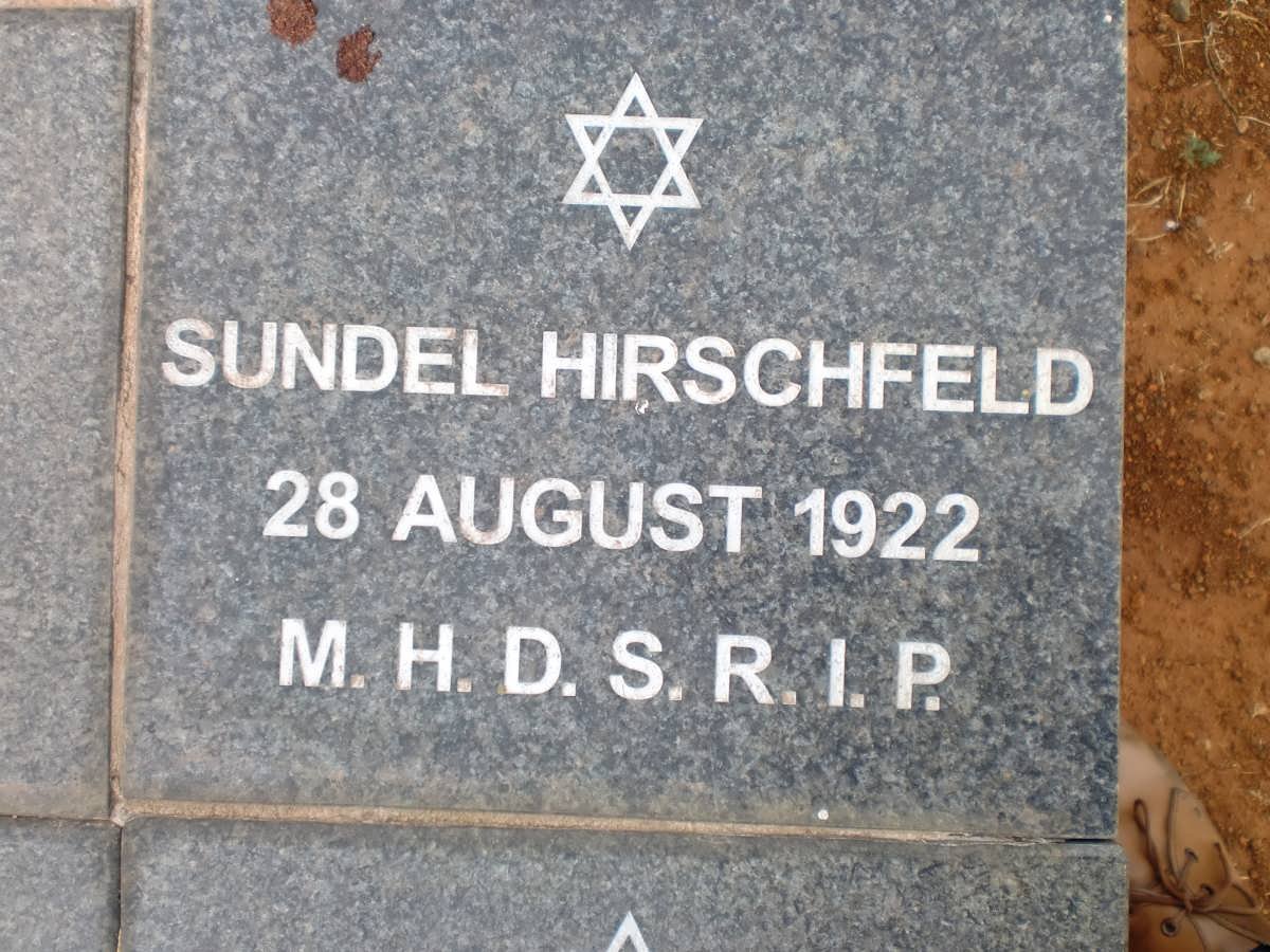 HIRSCHFELD Sundel -1922