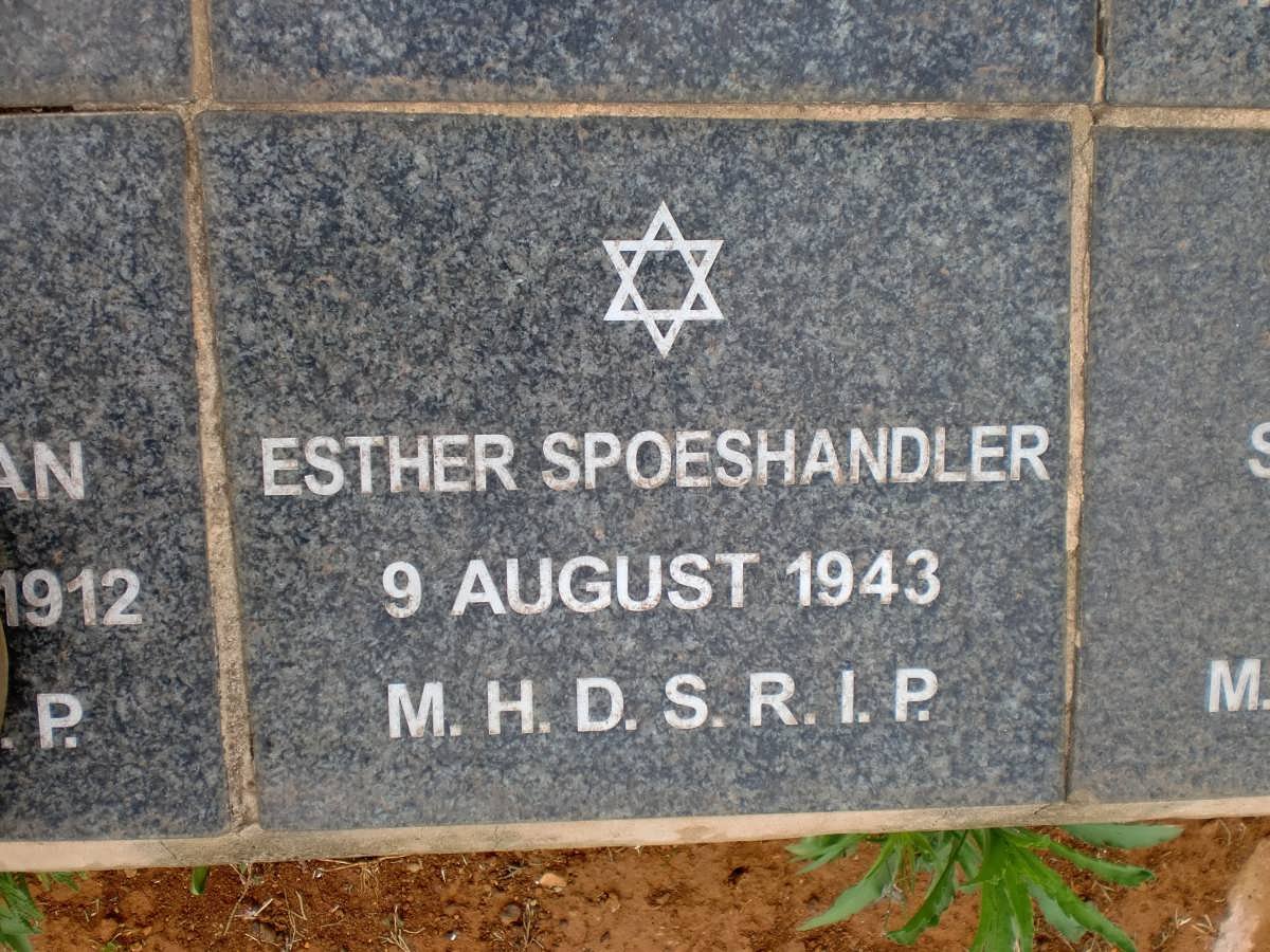 SPOESHANDLER Esther -1943