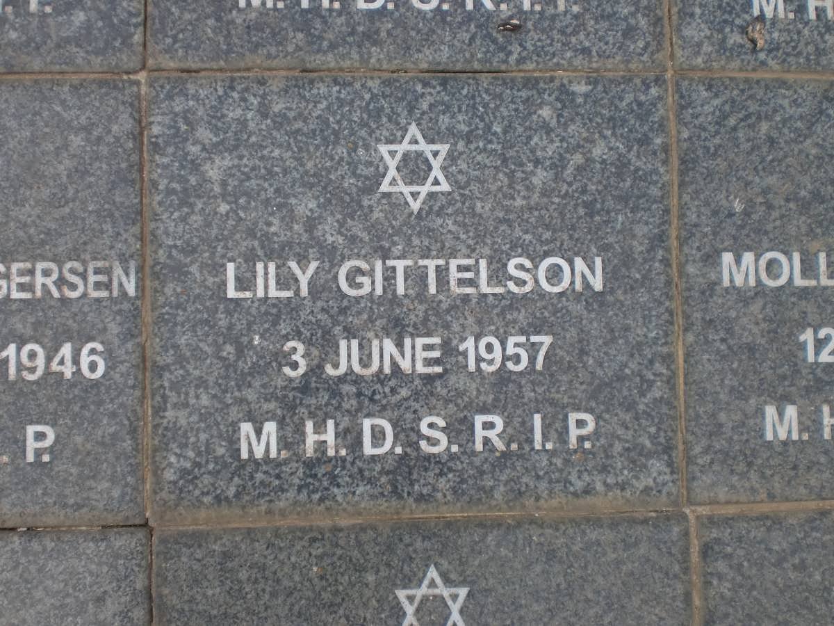 GITTELSON Lily -1957