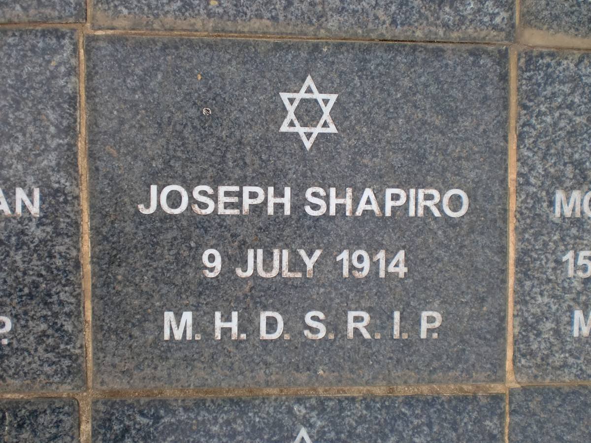 SHAPIRO Joseph -1914