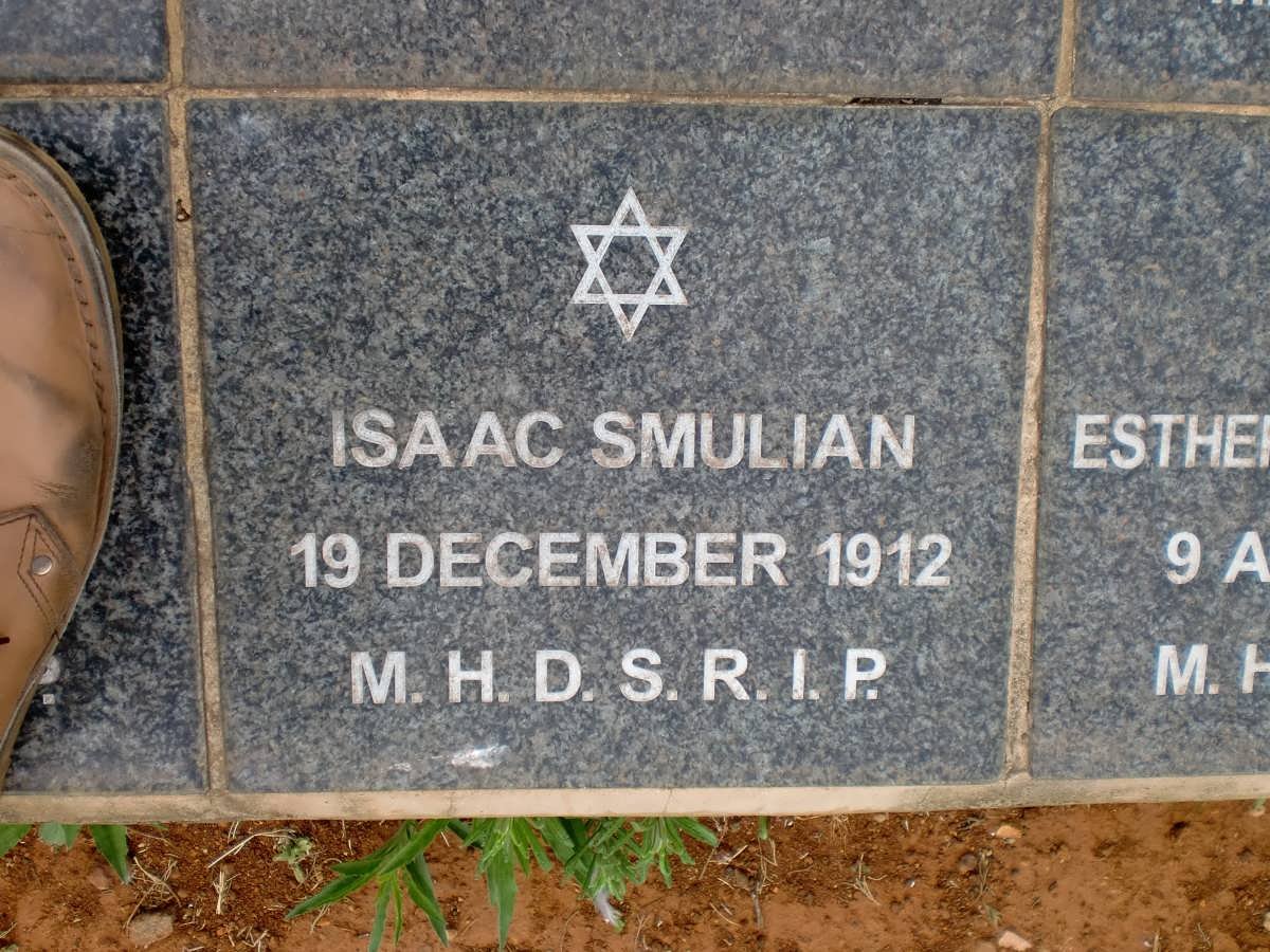 SMULIAN Isaac -1912