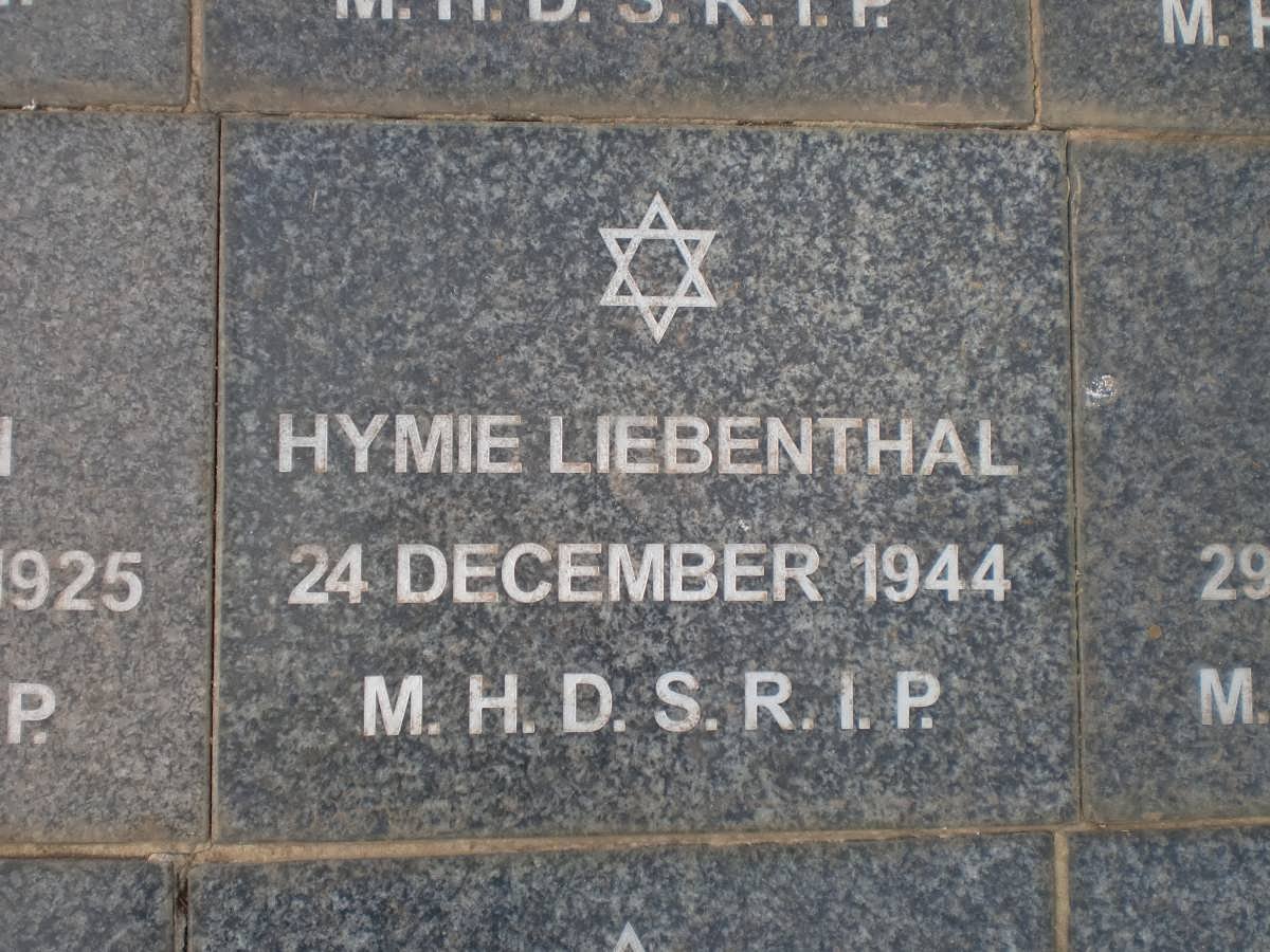 LIEBENTHAL Hymie -1944