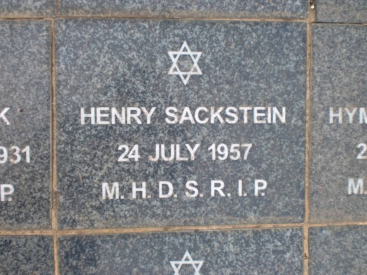 SACKSTEIN Henry -1957