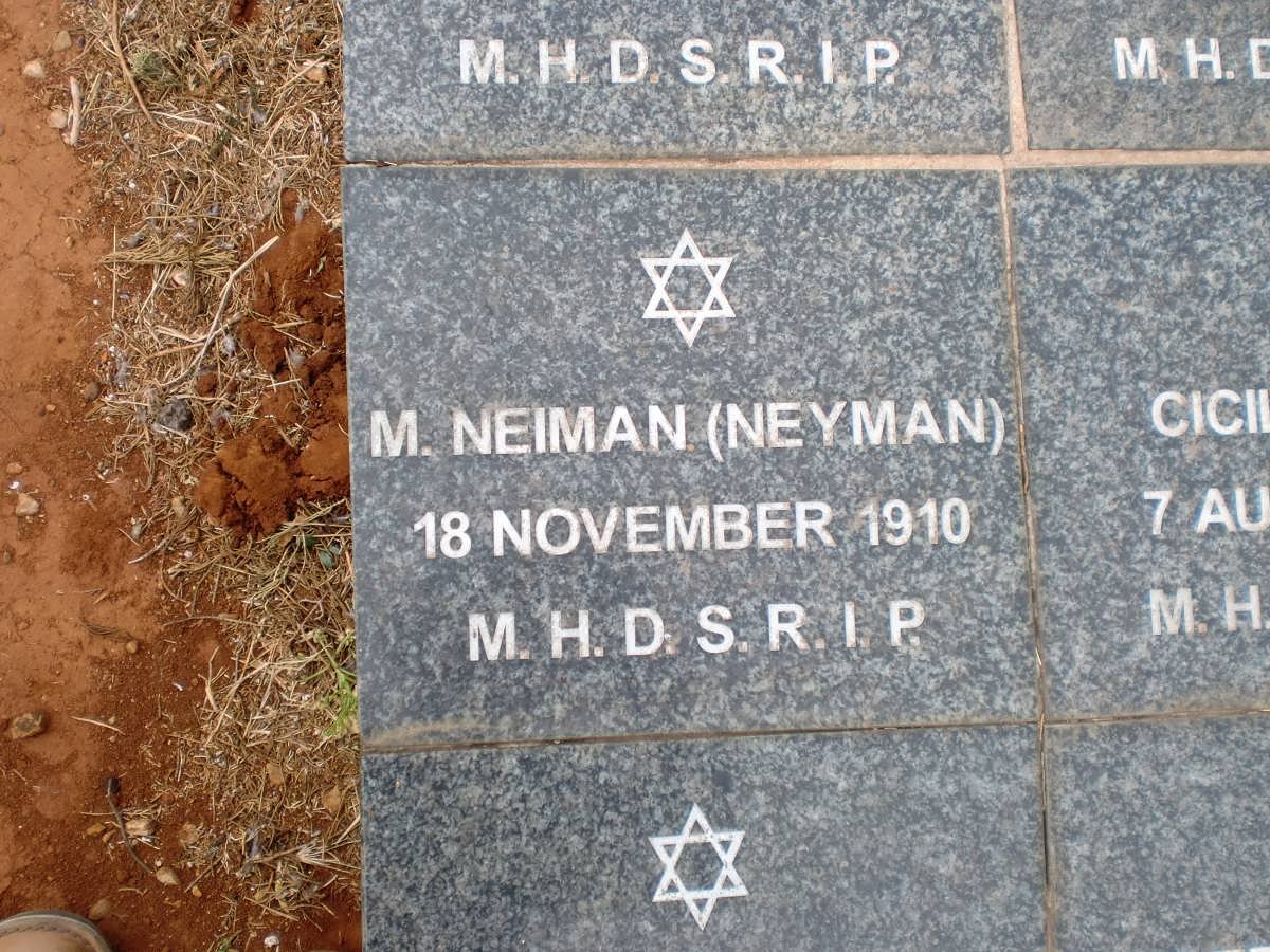 NEIMAN M. -1910