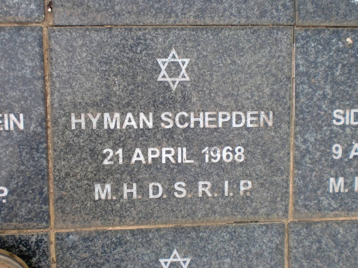 SCHEPDEN Hyman -1968
