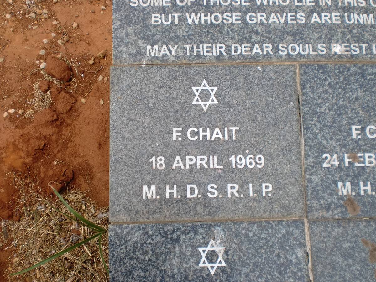 CHAIT F. -1969
