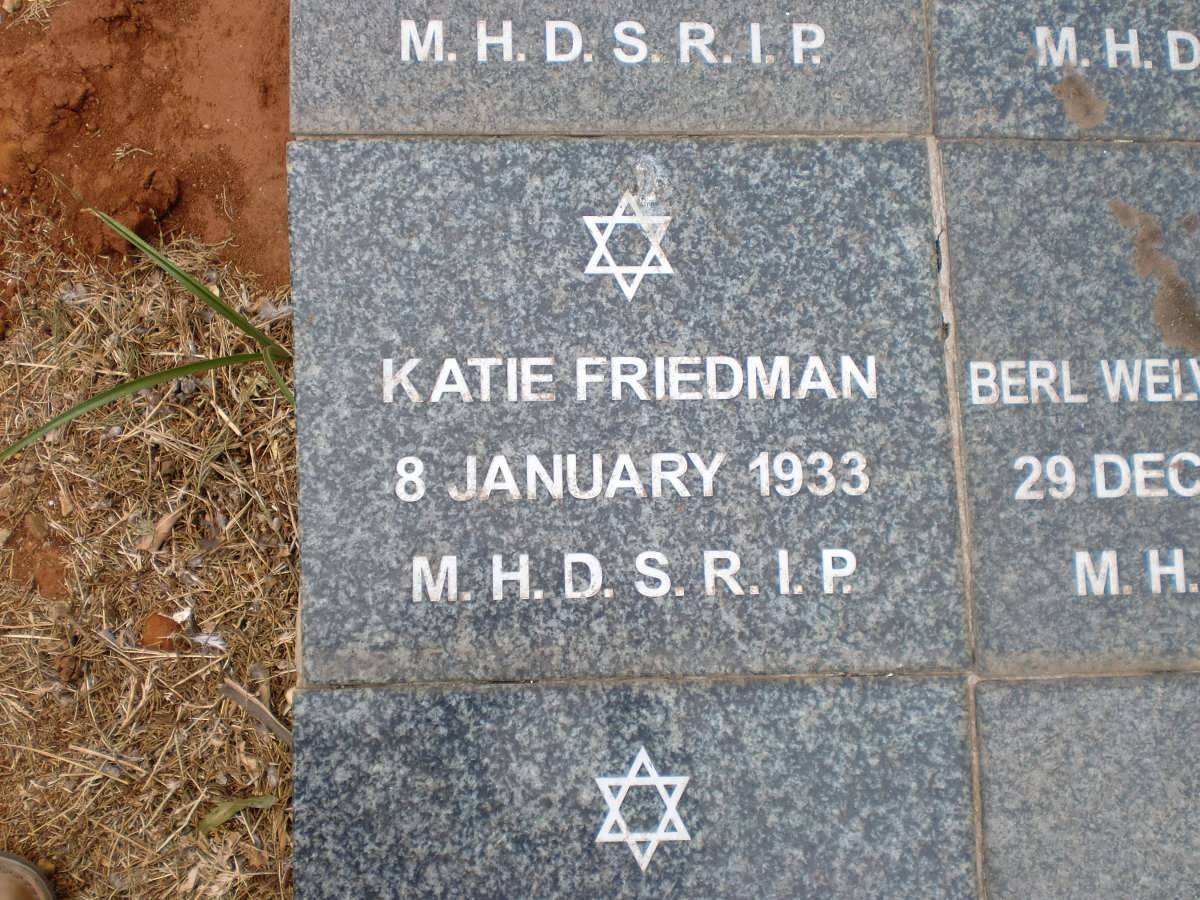 FRIEDMAN Karie -1933