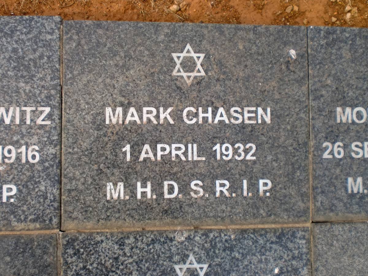 CHASEN Mark -1932
