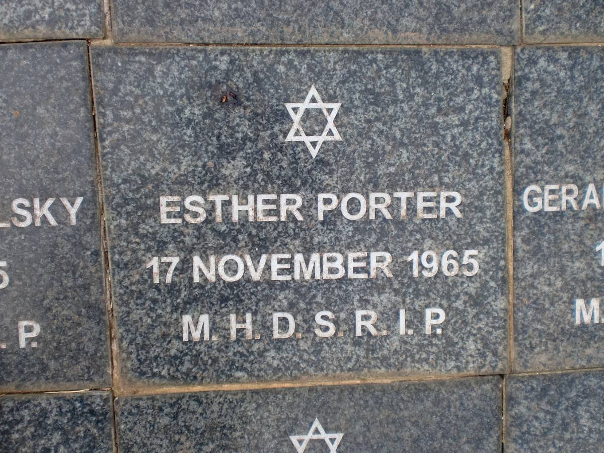 PORTER Esther -1965