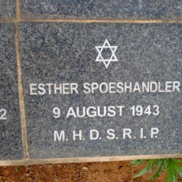 SPOESHANDLER Esther -1943