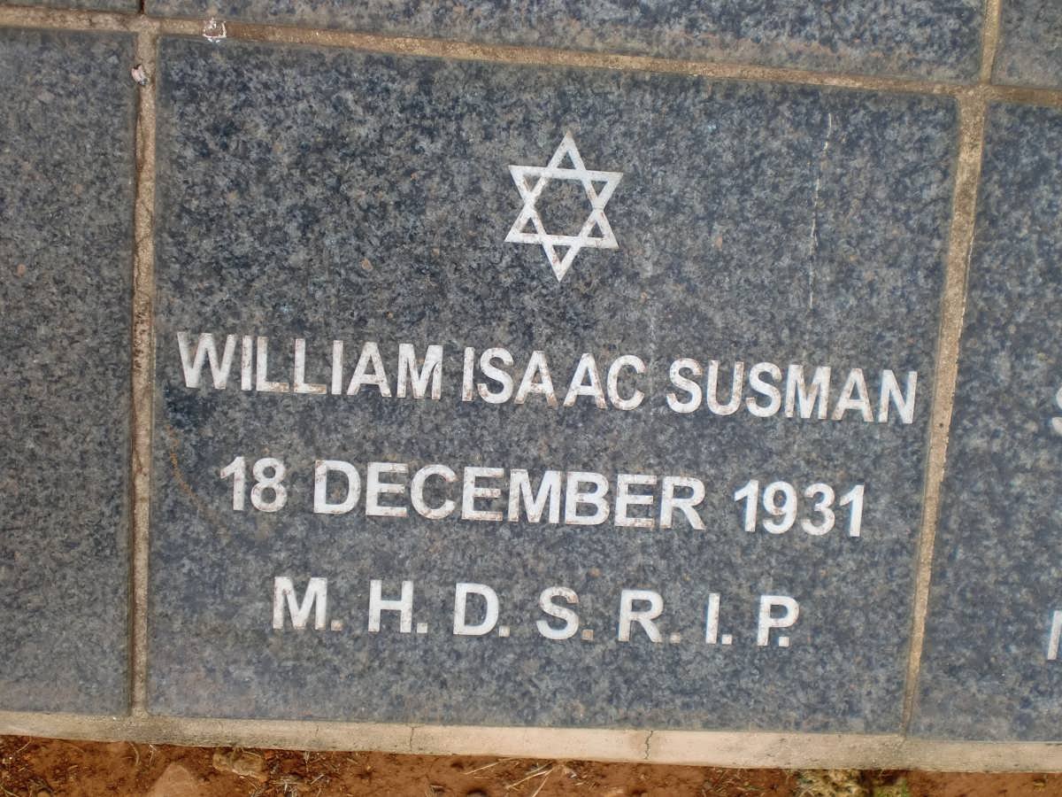 SUSMAN William Isaac -1931