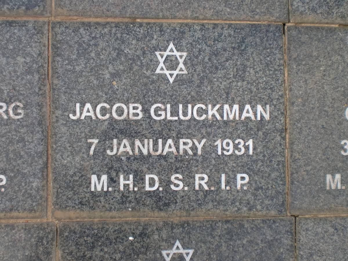 GLUCKMAN Jacob -1931