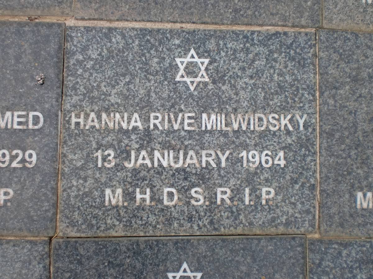 MILWIDSKY Hanna Rive -1964