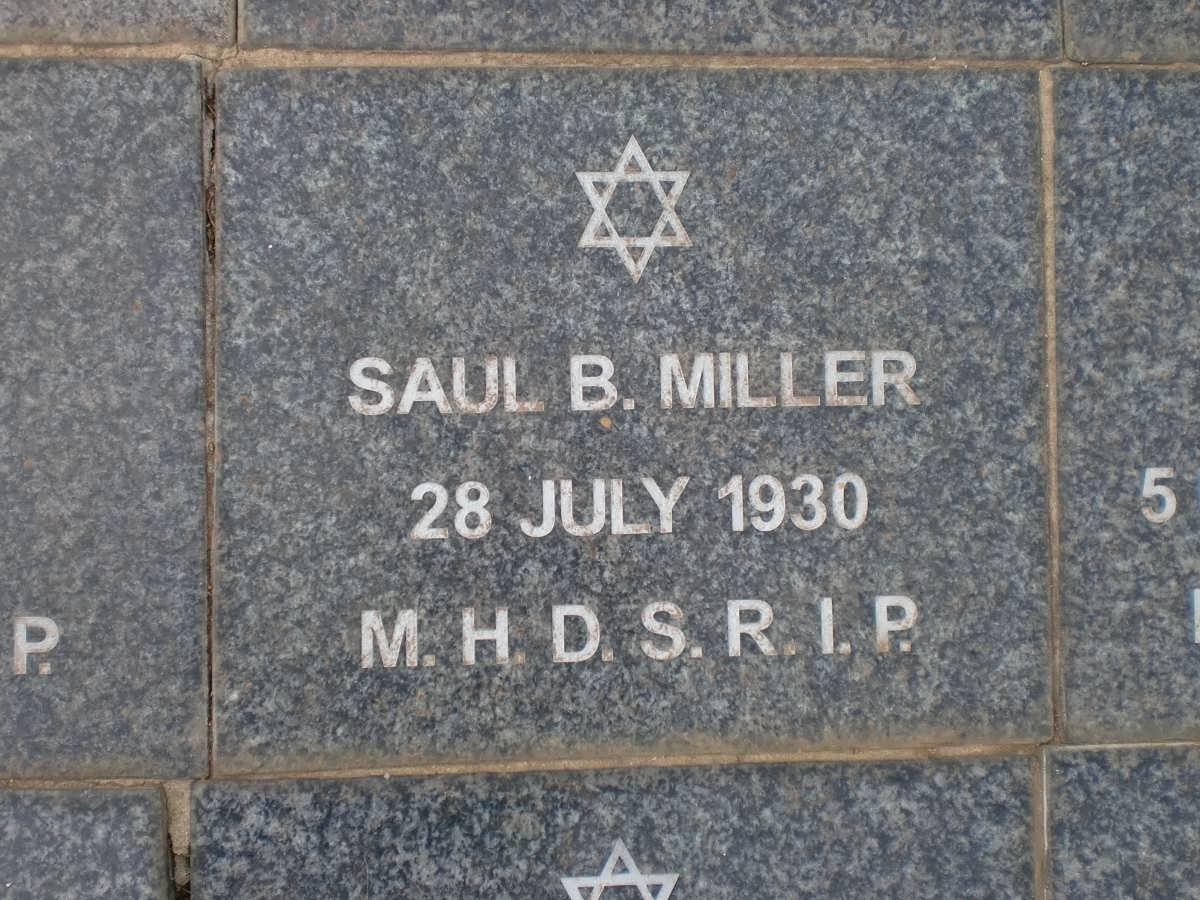 MILLER Saul Benjamin -1930