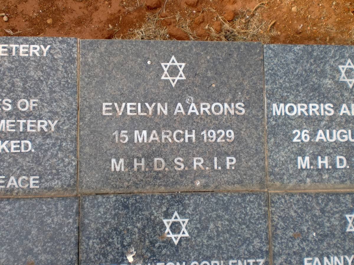 AARONS Evelyn -1929