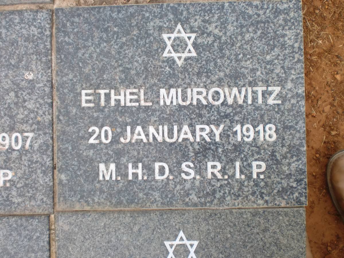 MUROWITZ Ethel -1918