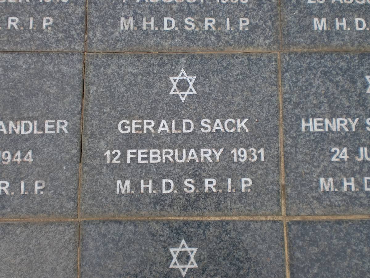 SACK Gerald -1931
