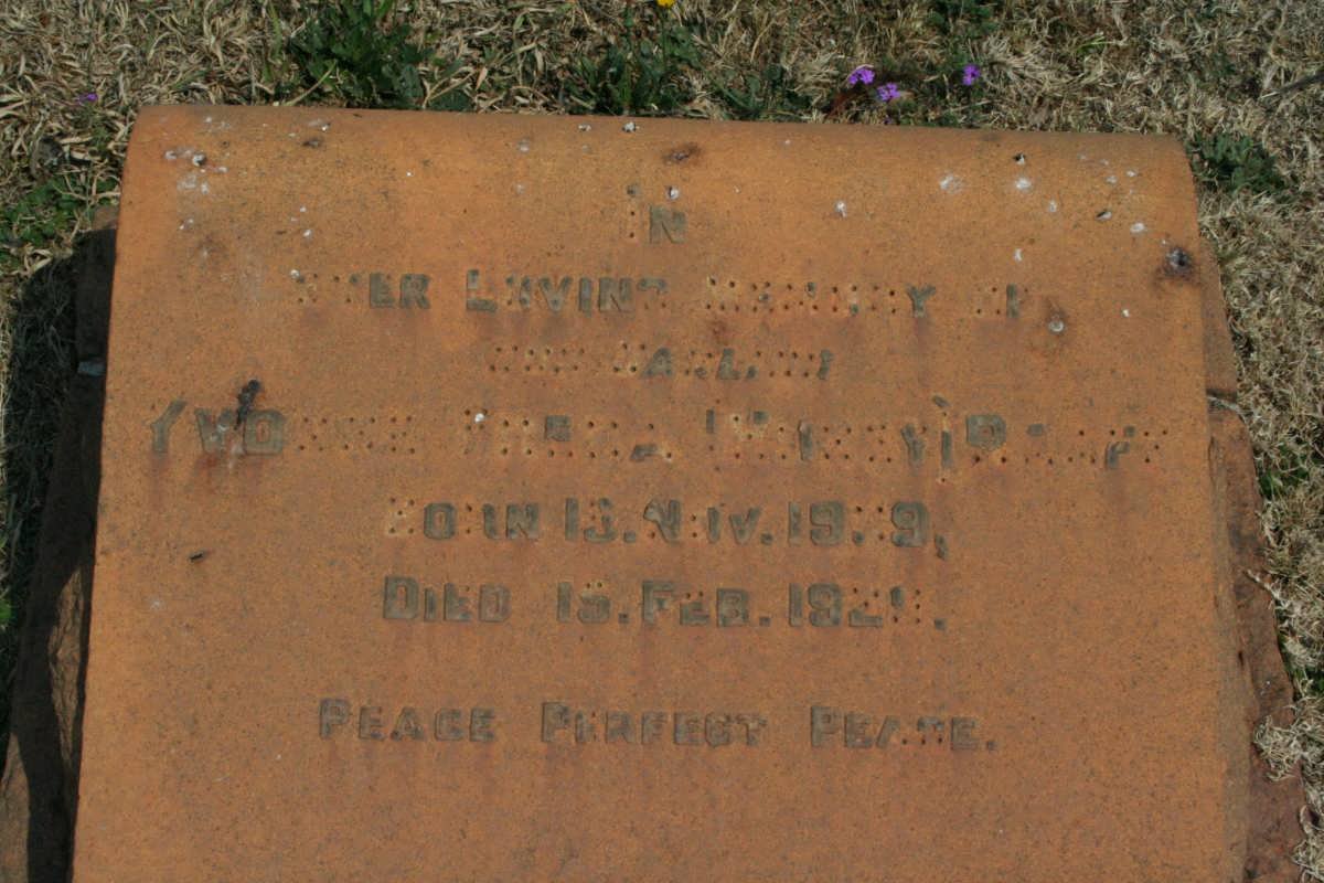 ? Yvonne 19?9-1921