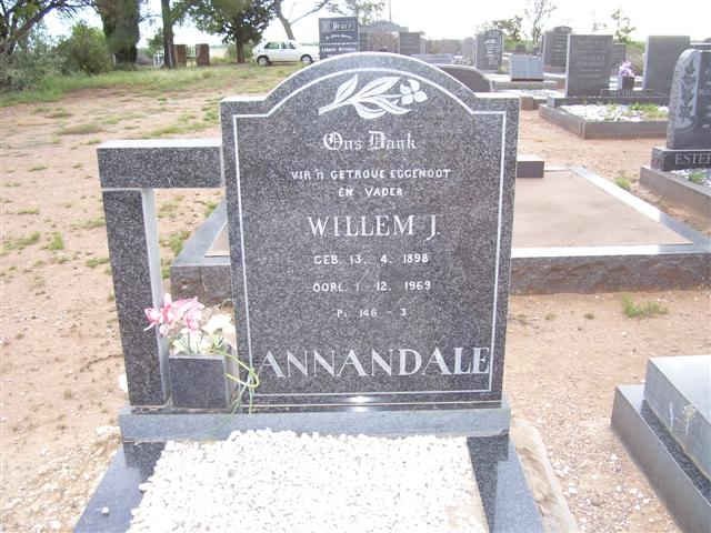 ANNANDALE Willem J. 1898-1969