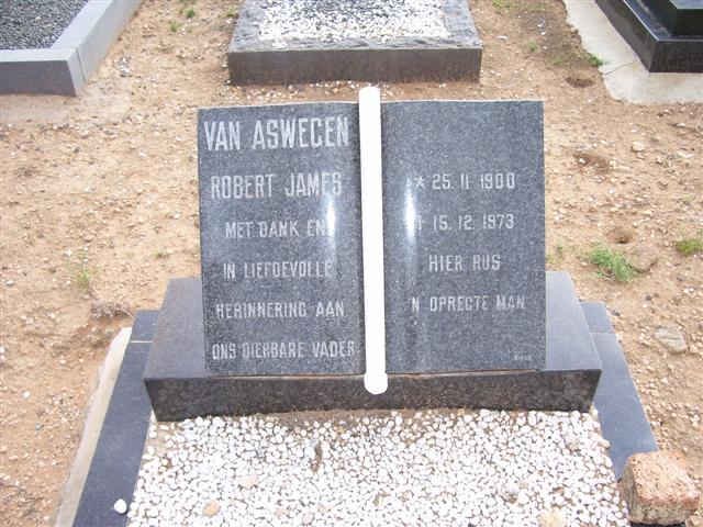 ASWEGEN Robert James, van 1900-1973