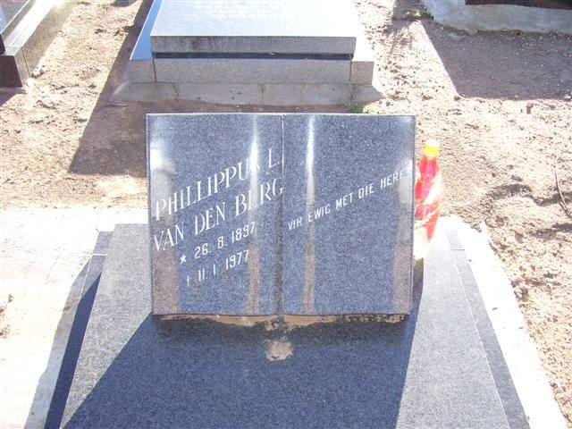 BERG Phillippus L., van den 1897-1977