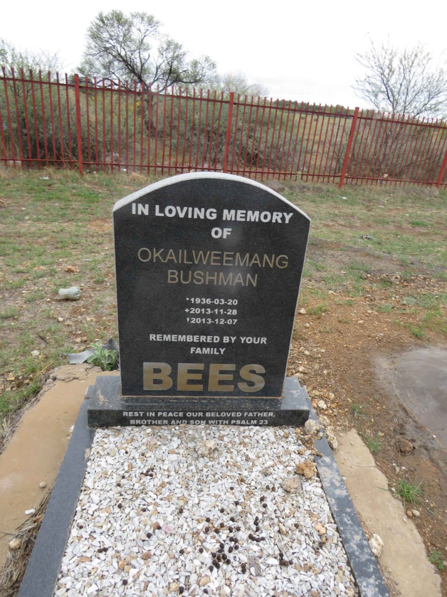 BEES Okailweemang Bushman 1936-2013