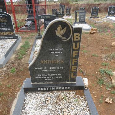 BUFFEL Andries 1946-2016