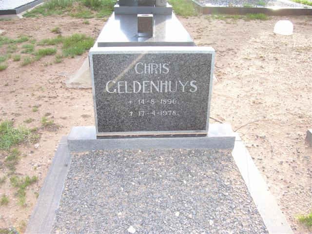 GELDENHUYS Chris 1896-1978